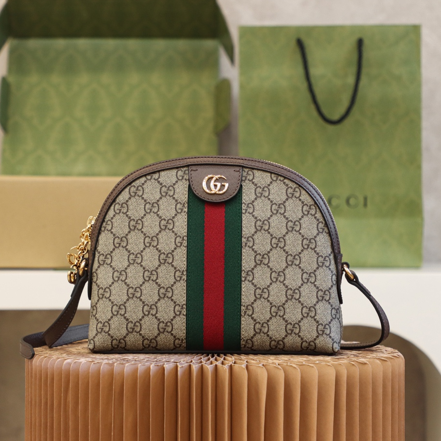 GUCCI-Ophidia Crossbody Shell Bag
