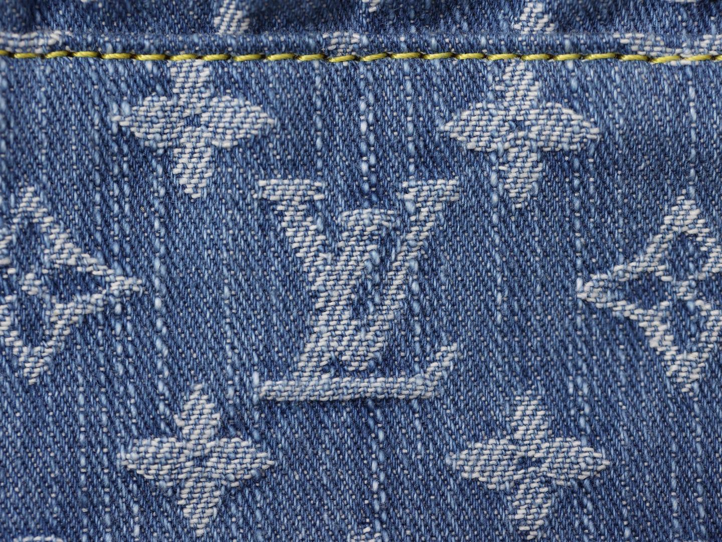 LOUIS VUITTON Nano Noé Bucket Bag Crossbody Shoulder Bag Blue