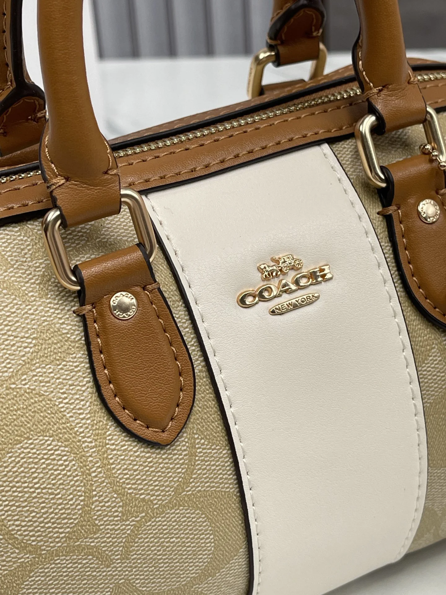 COACH Rowan Boston Bucket Pillow Bag