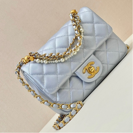 Chanel-Pearl Square Fatty Mini Shoulder Bag
