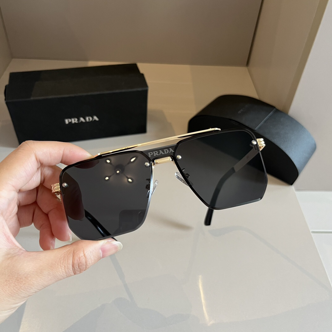 Prada-Men's Versatile Classic Sunglasses