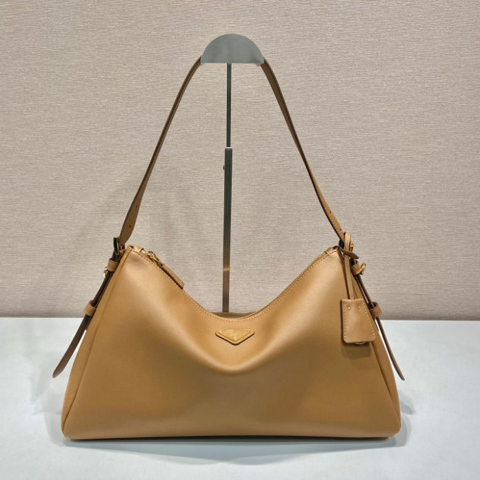 Prada-Hobo Full Leather Underarm Shoulder Bag