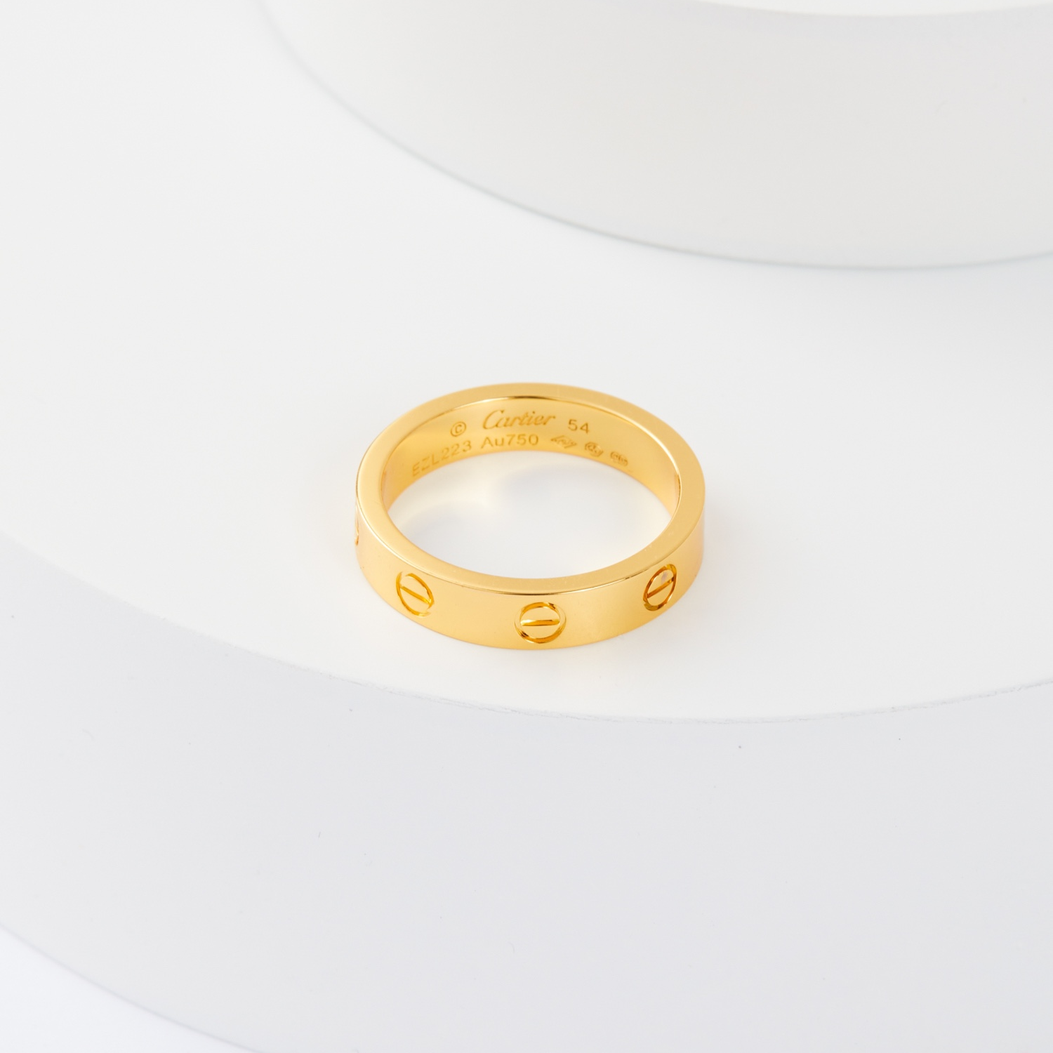 Cartier - Single Diamond Narrow Edition Screw Ring