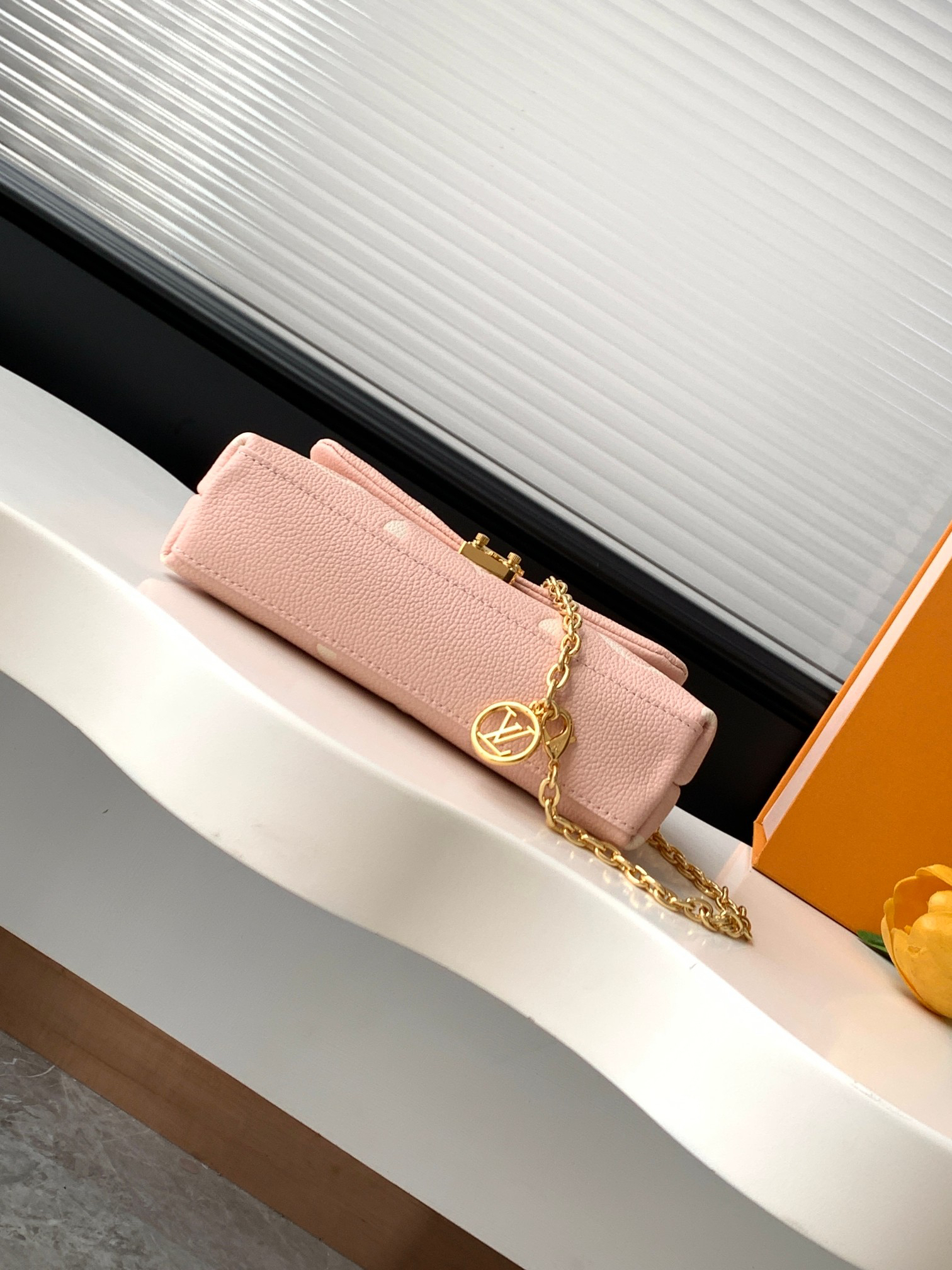 LOUIS VUITTON - LV Nano Madeleine Single Shoulder Handle Mini Bag Pink