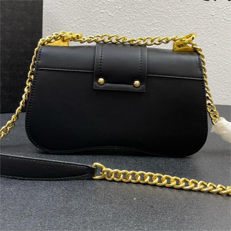 Prada-Cute tongue element chain crossbody bag