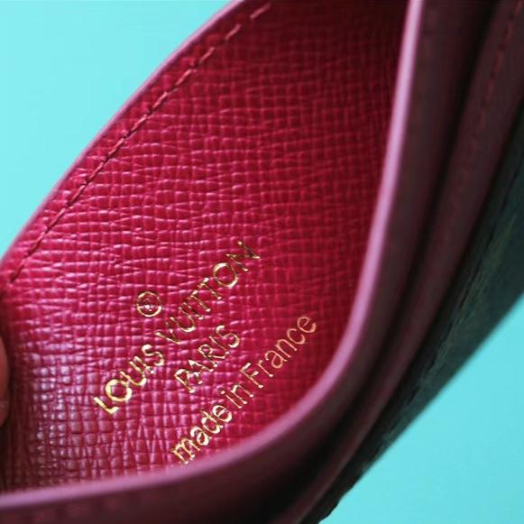 LV-zip vertical classic wallet