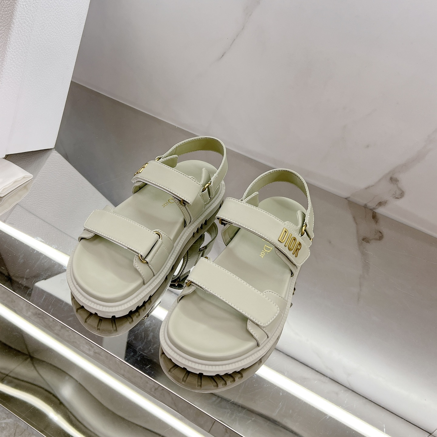 Dior-Velcro sandals