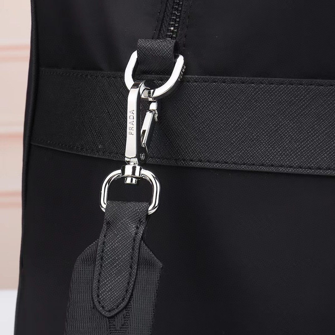Prada-Imported waterproof fabric travel bag handbag