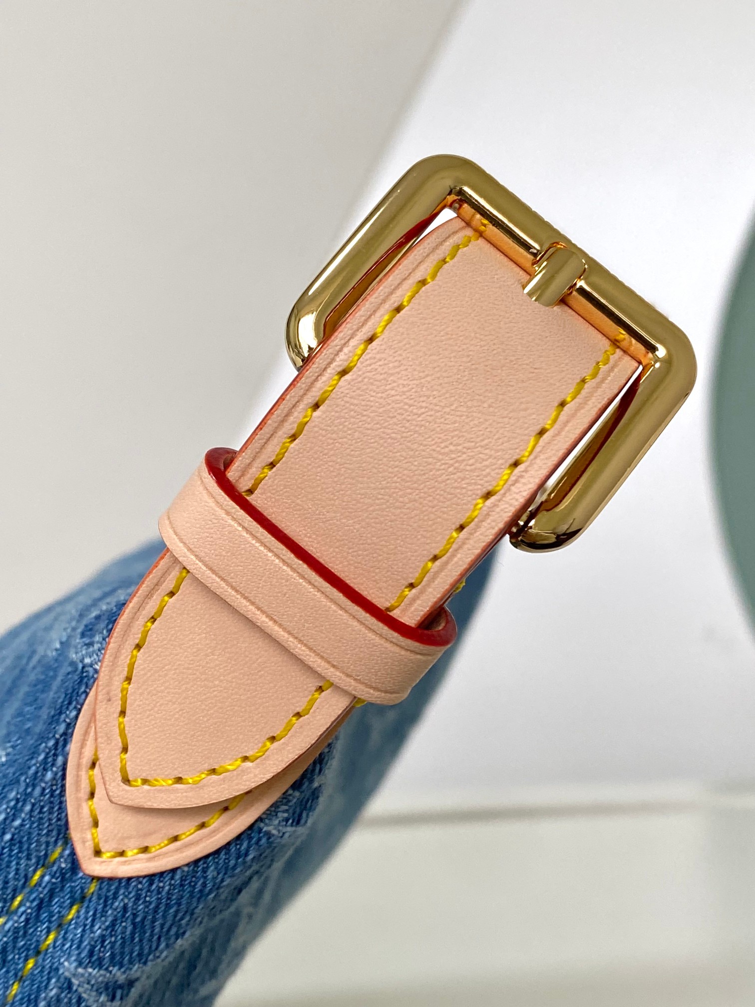 LV Denim Blue Pochette Handbag