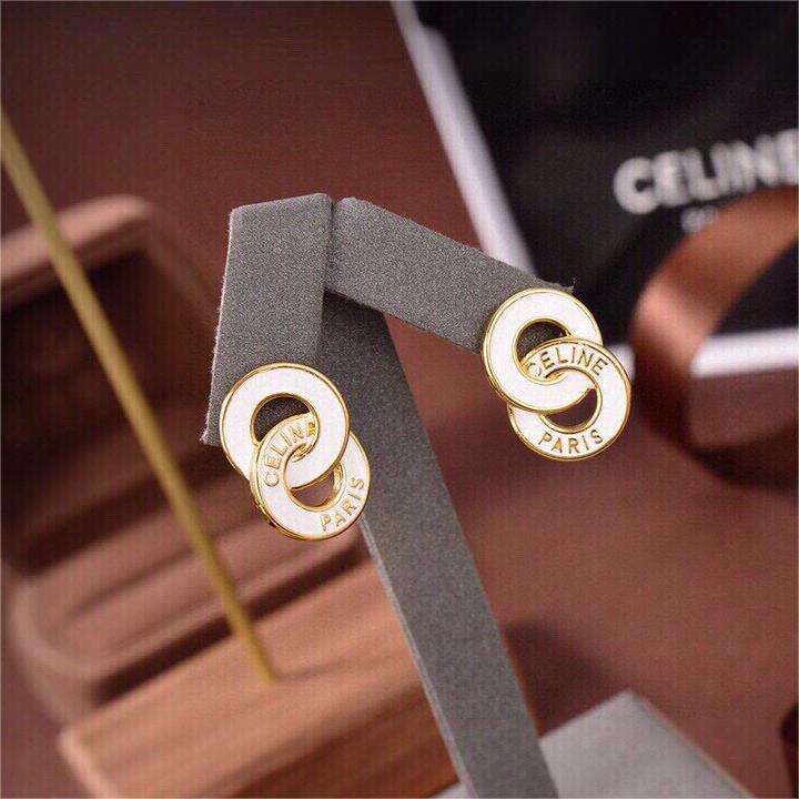 Celine-New black and white earrings