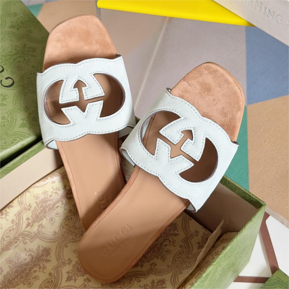 Gucci-Lido series Interlocking Sandals