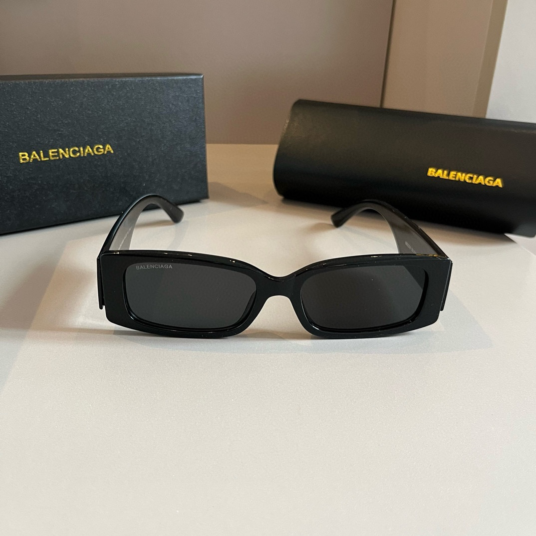 Balenciaga Cat Eye Narrow Frame Men's Sunglasses