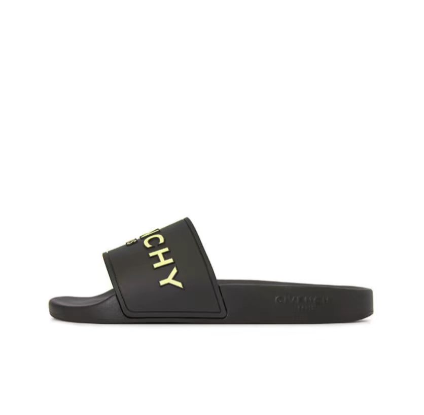 GIVENCHY - Rubber Logo Flat Sandals
