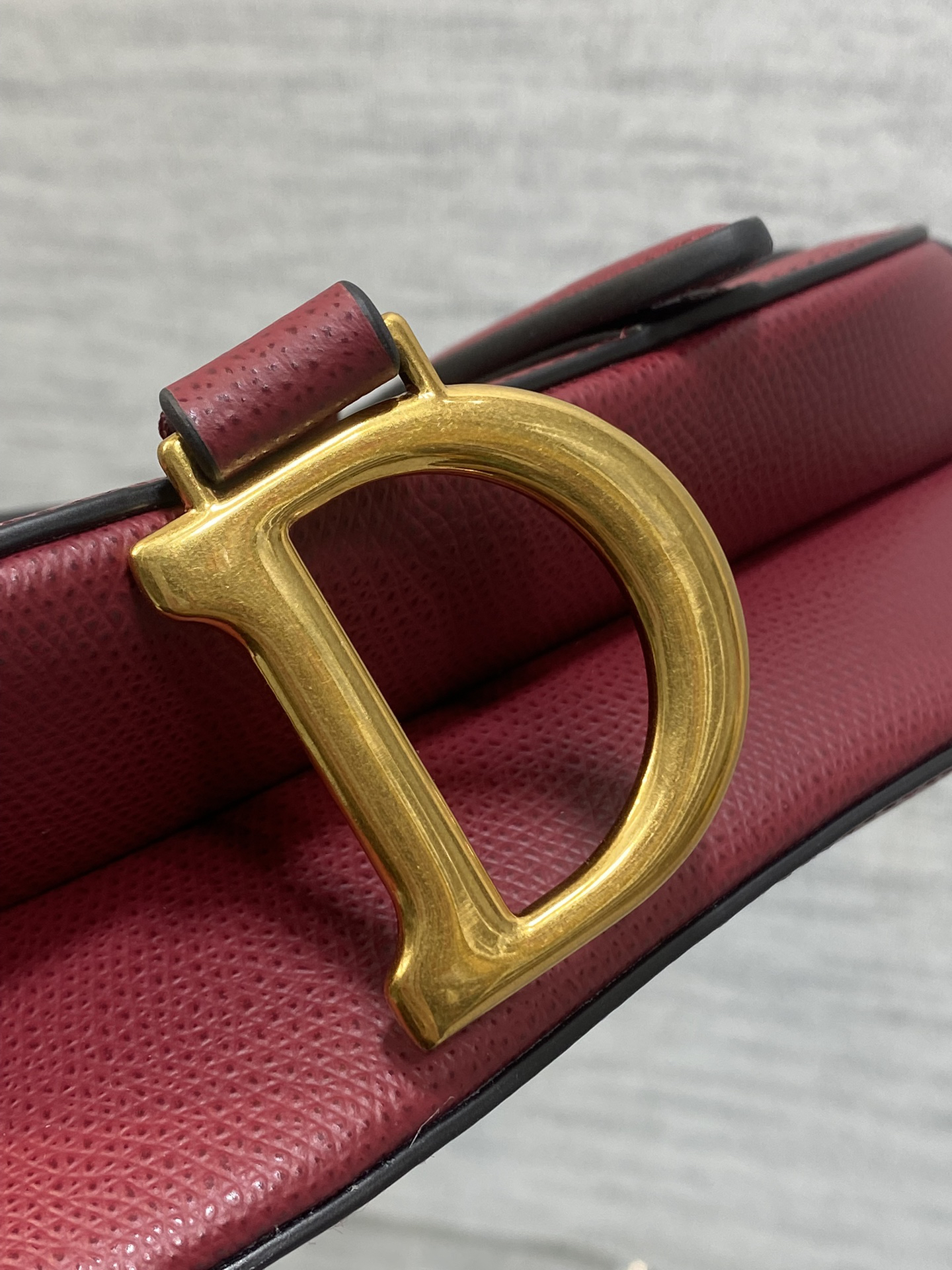 DIOR - Dior Saddle Cowhide Leather Handbag Shoulder bag