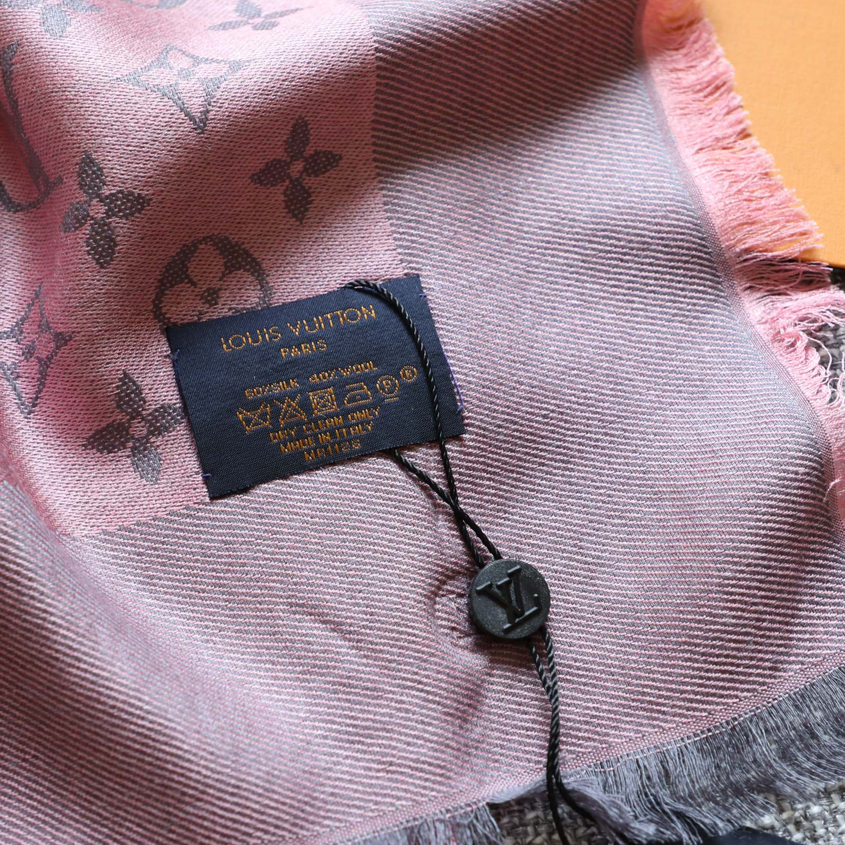 LV- Wool Square Scarf