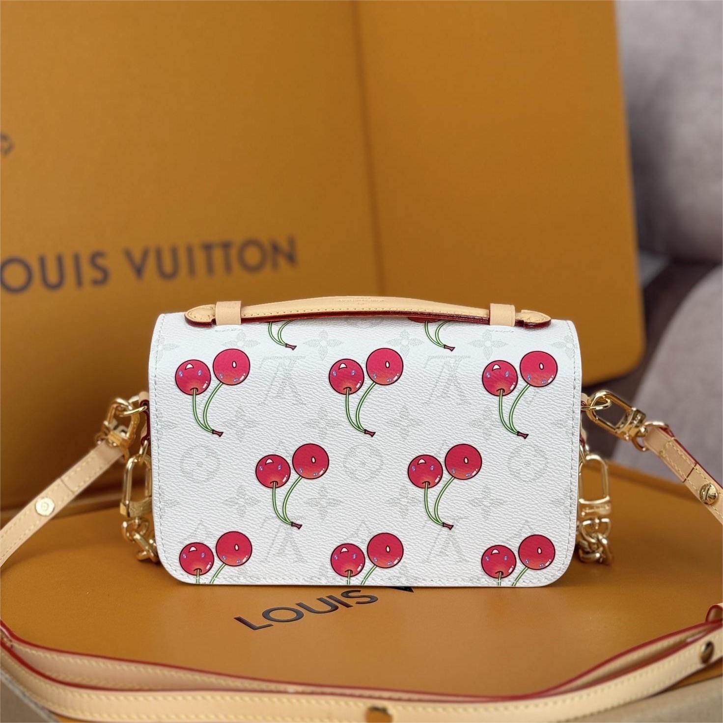 LV-Pochette Métis East West Cherry bag