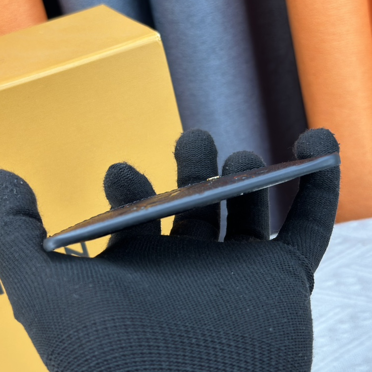 LV-Monogram Emreinte Leather Card Holder Wallet