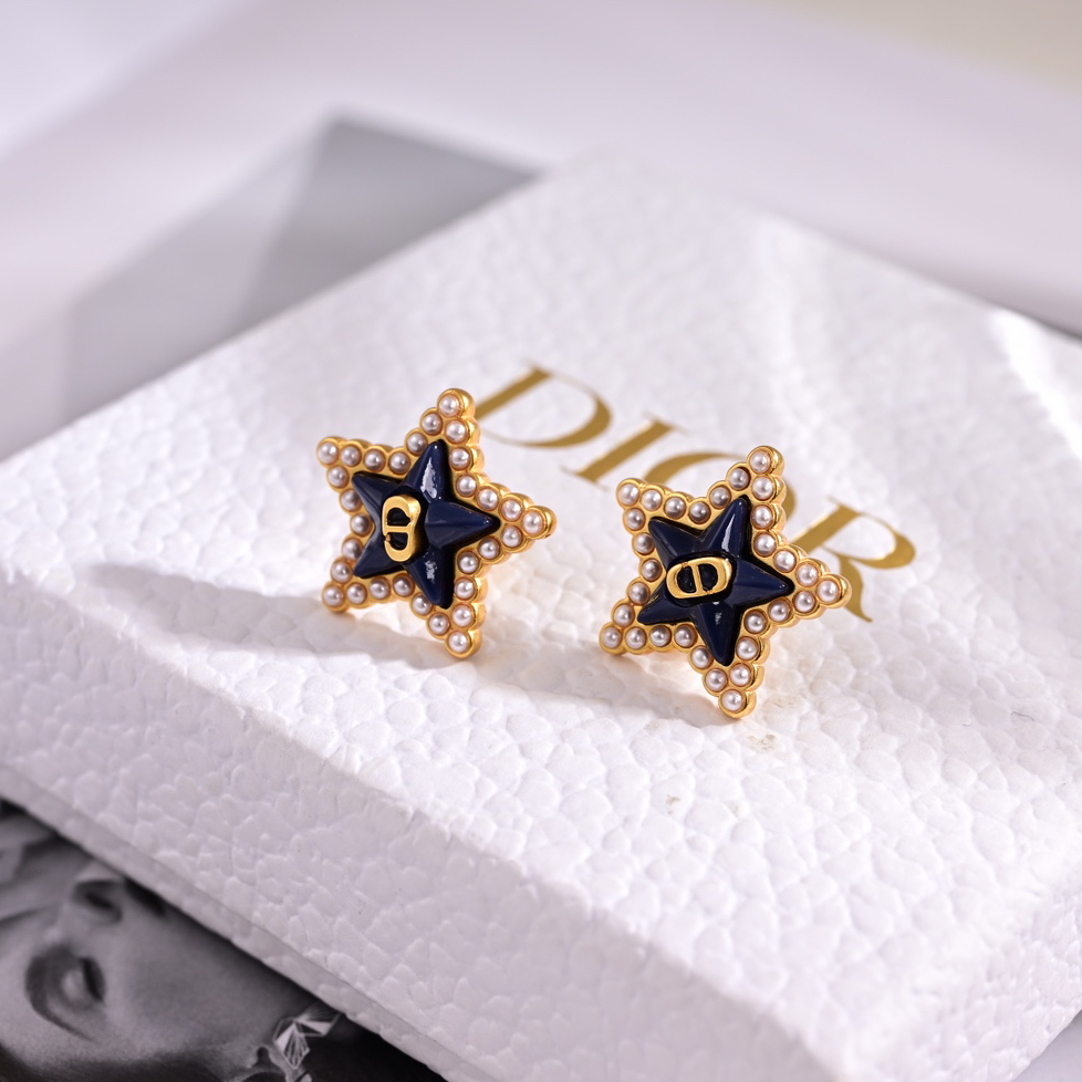 DIOR - Star Earrings