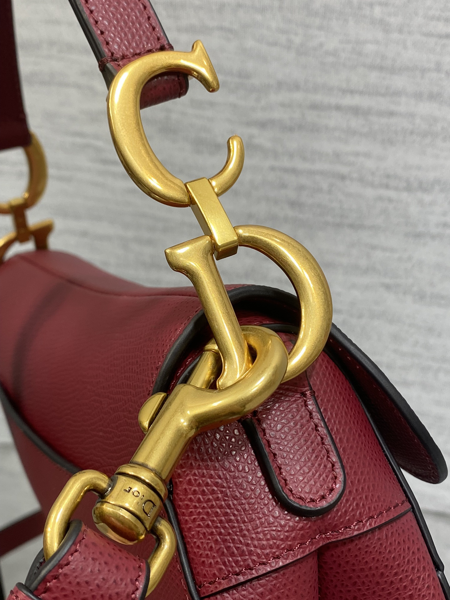 DIOR - Dior Saddle Cowhide Leather Handbag Shoulder bag