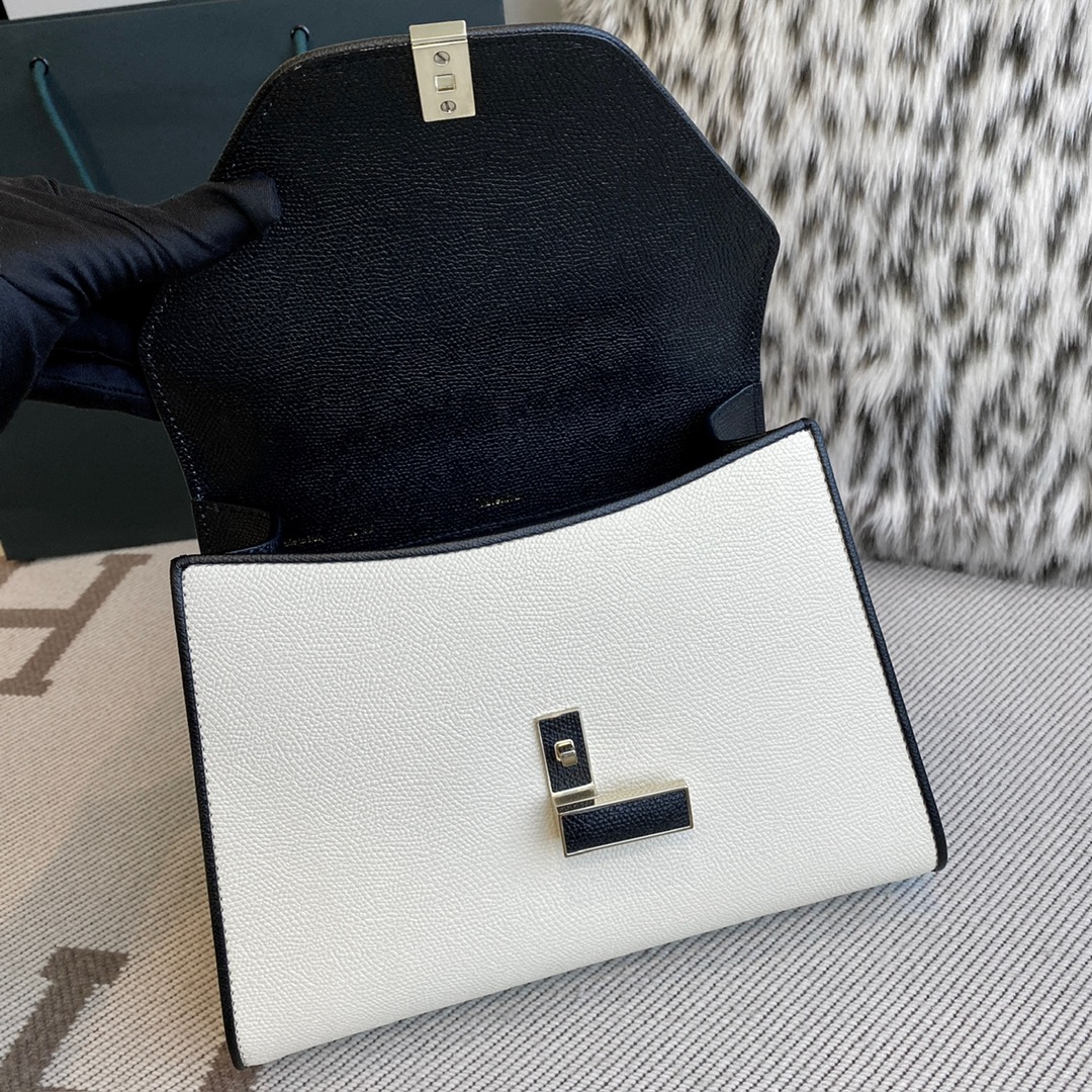 Valextra-Medium Iside Chiaroscuro Top Handle Bag