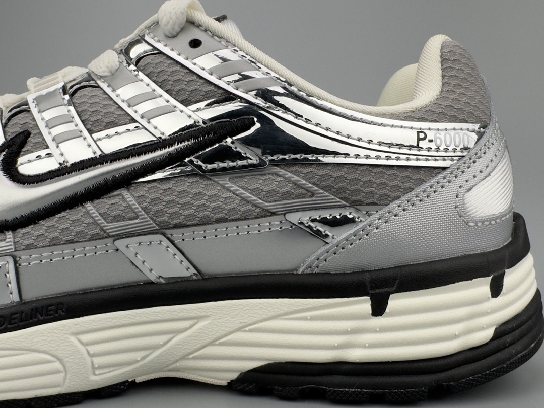Nike Men's P-6000 Metallic Silver