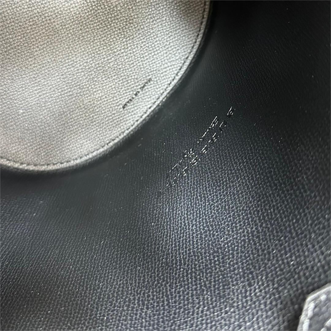 Burberry-Classic Haymarket plaid slanted back bucket bag