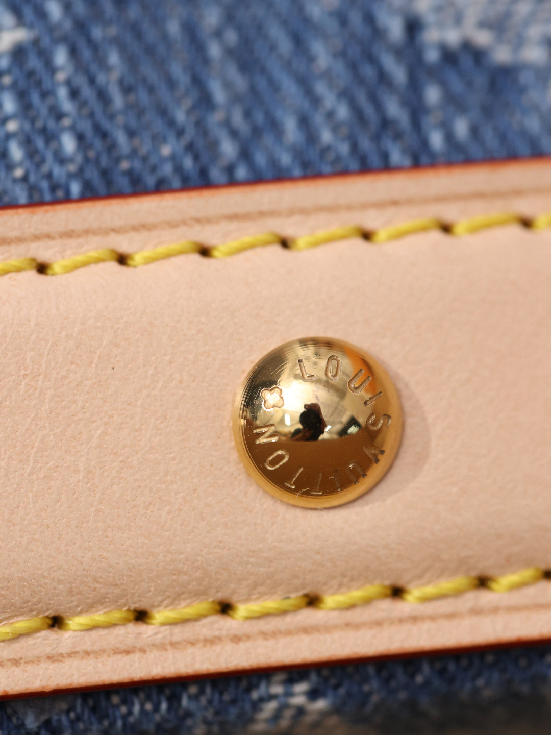 LOUIS VUITTON Nano Noé Bucket Bag Crossbody Shoulder Bag Blue