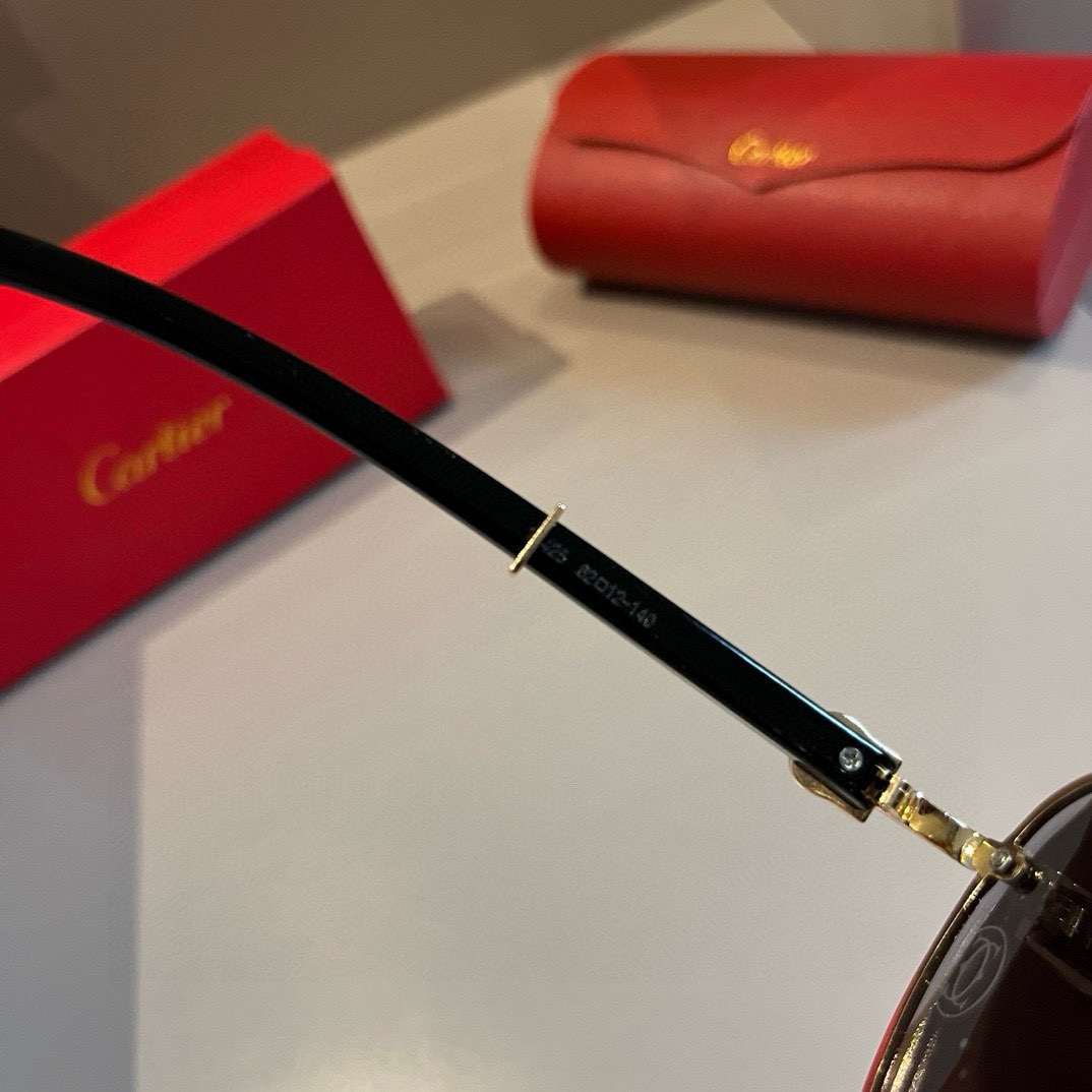 Cartier-official website new men's sunglasses