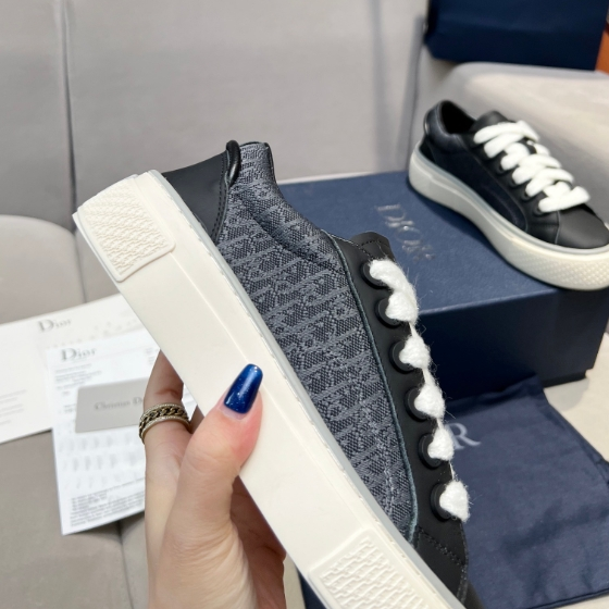 Dior x Denim Teas-Couple's Casual Flat Bottomed Shoes