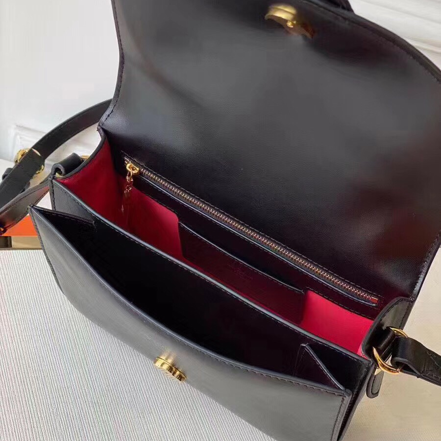 LV-Pont 9 Smooth Leather Shoulder Bag