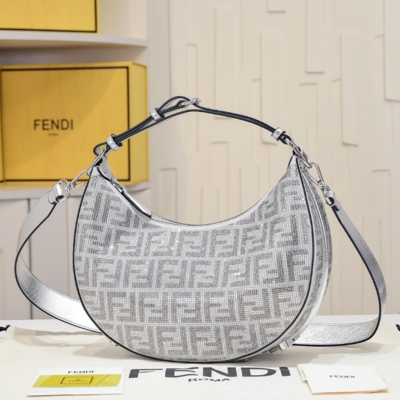 Fendi-Underarm Crescent Bag