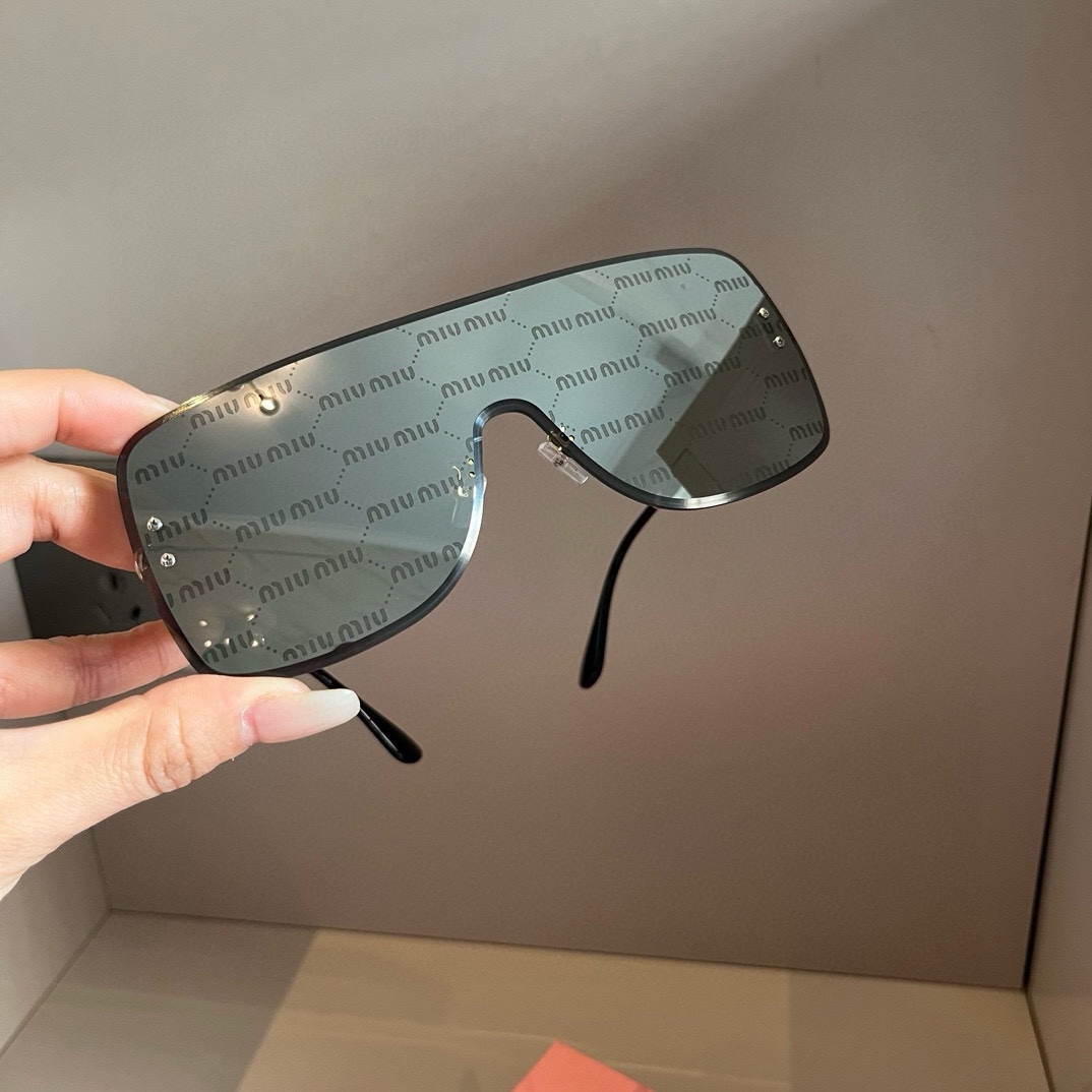 MiuMiu-2024 premium frameless women's sunglasses