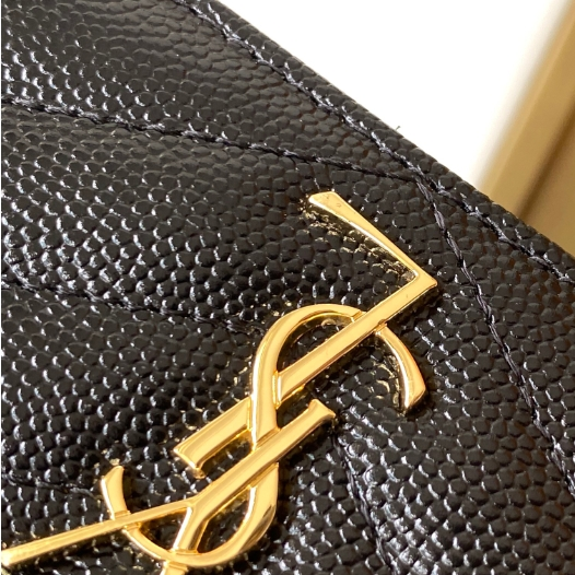 YSL-Bull Skin Ball Pattern Clip Bag