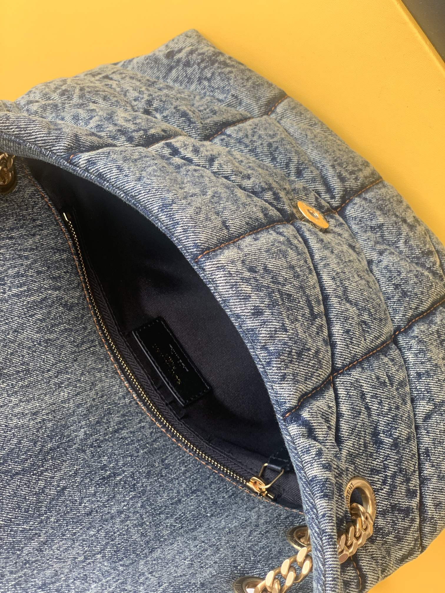 YSL - Puffer - Blue Gray Cloud Bag Pillow Bag Crossbody Shoulder Bag