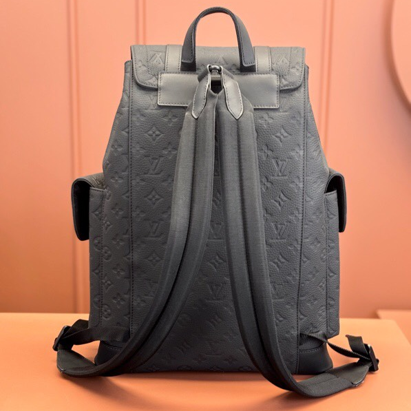 LV- CHRISTOPHER Grained Taurillon Leather Backpack