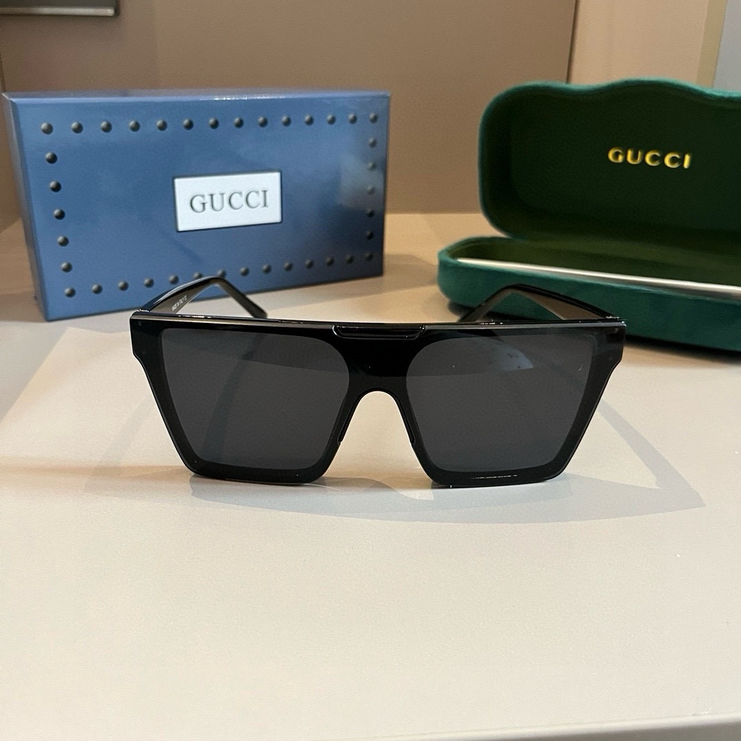 Gucci-Men's Large Box Design Fashion Sunglasses