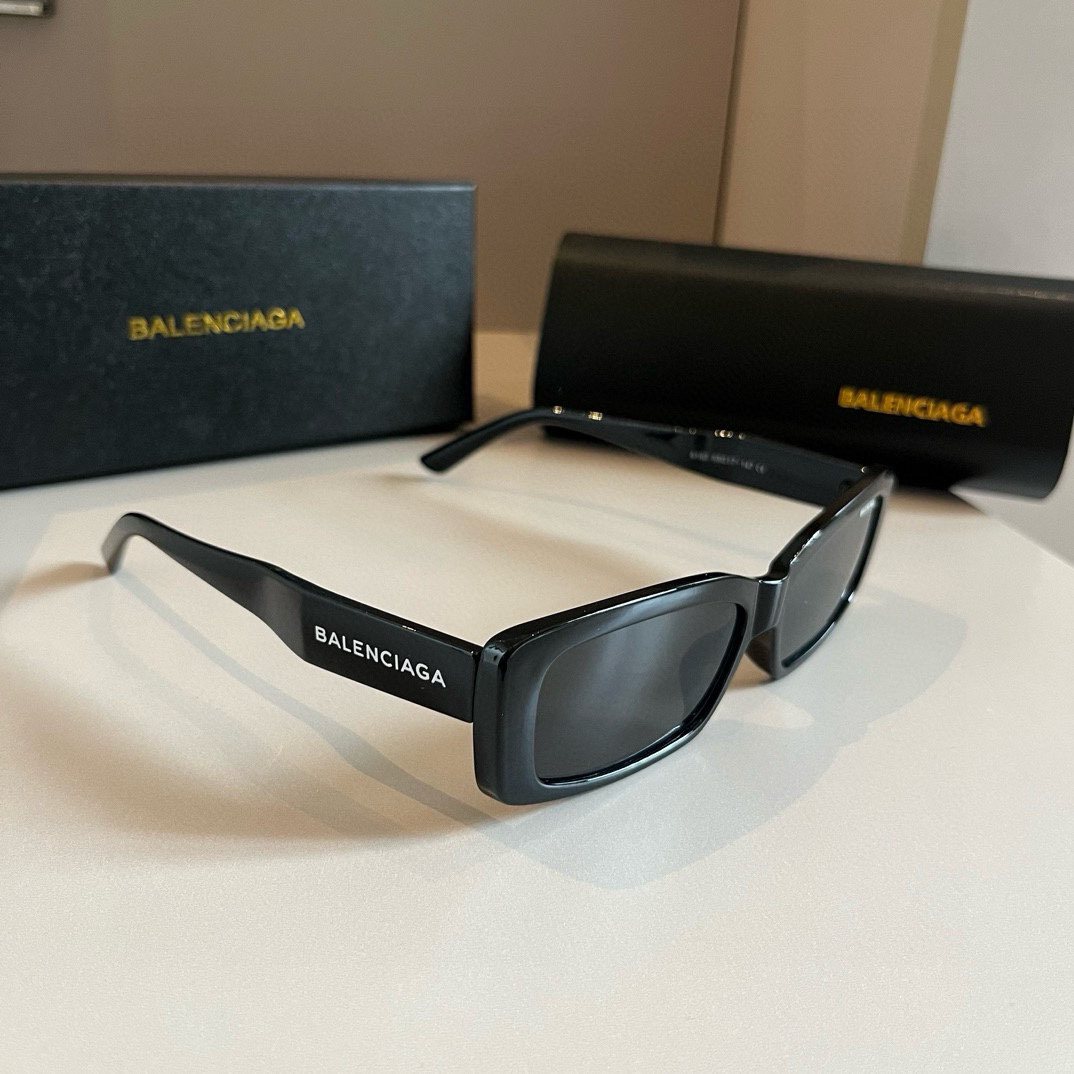 Balenciaga-Large Box Glasses Sunglasses