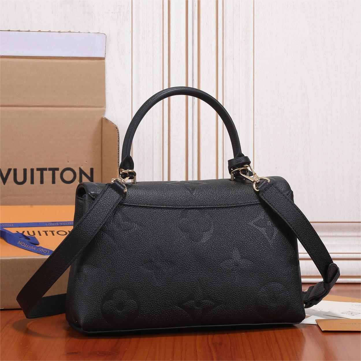 LV-MADELEINE Medium Black Handbag