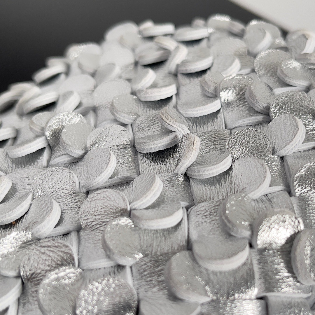 BV-Metallic Woven Evening Bag