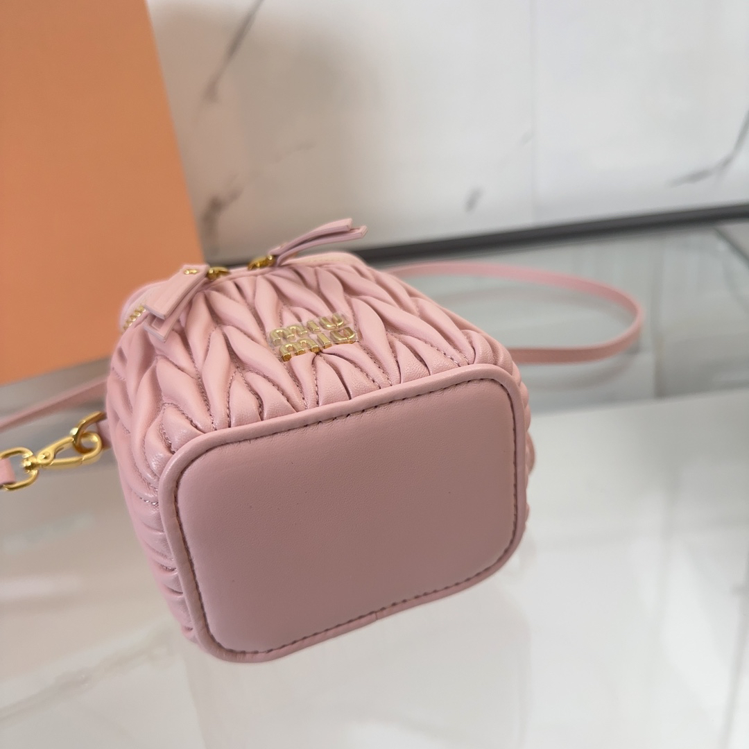 MIU MIU-Matelass é soft sheepskin ultra mini handbag