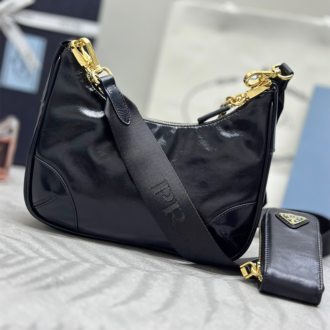 PRADA-baokuanqnylon hobo