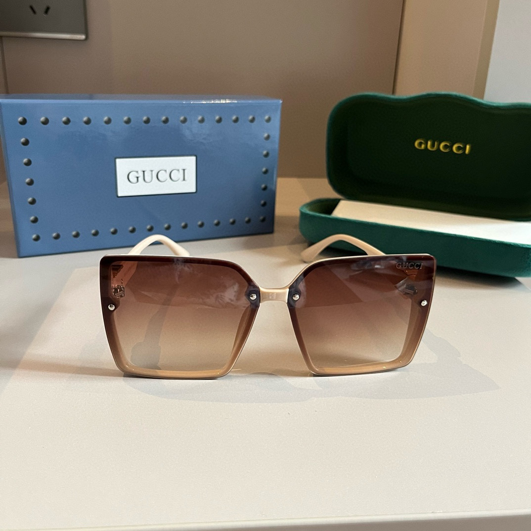 Gucci-new fashionable and versatile large box sunglasses