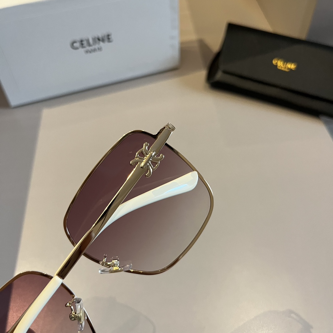 Celine-Large Box Elegant Style Women's Sunglasses