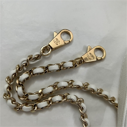 CHANEL-Mini Mouth Cover Leather Chain Decoration Handle Handbag