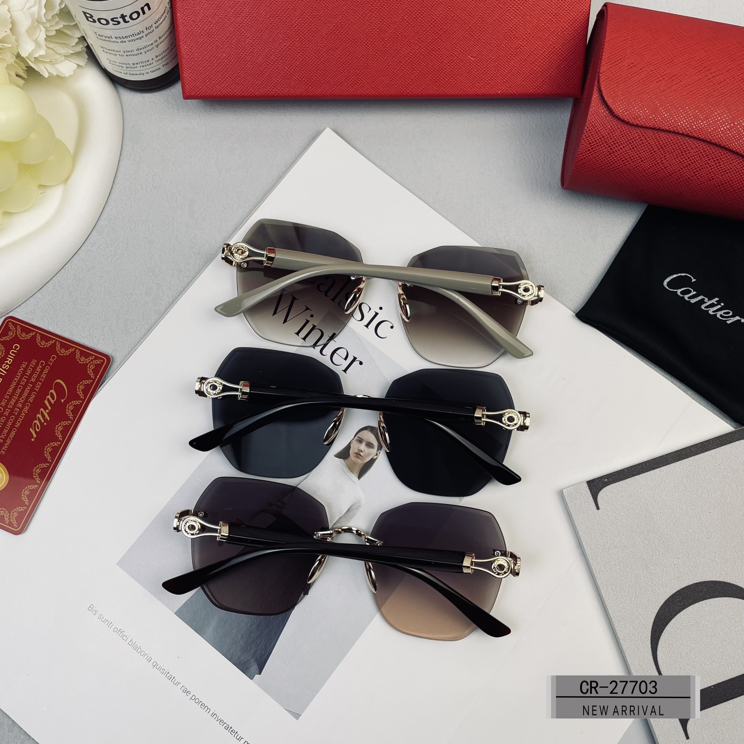 Cartier-Women's Frameless Sunglasses