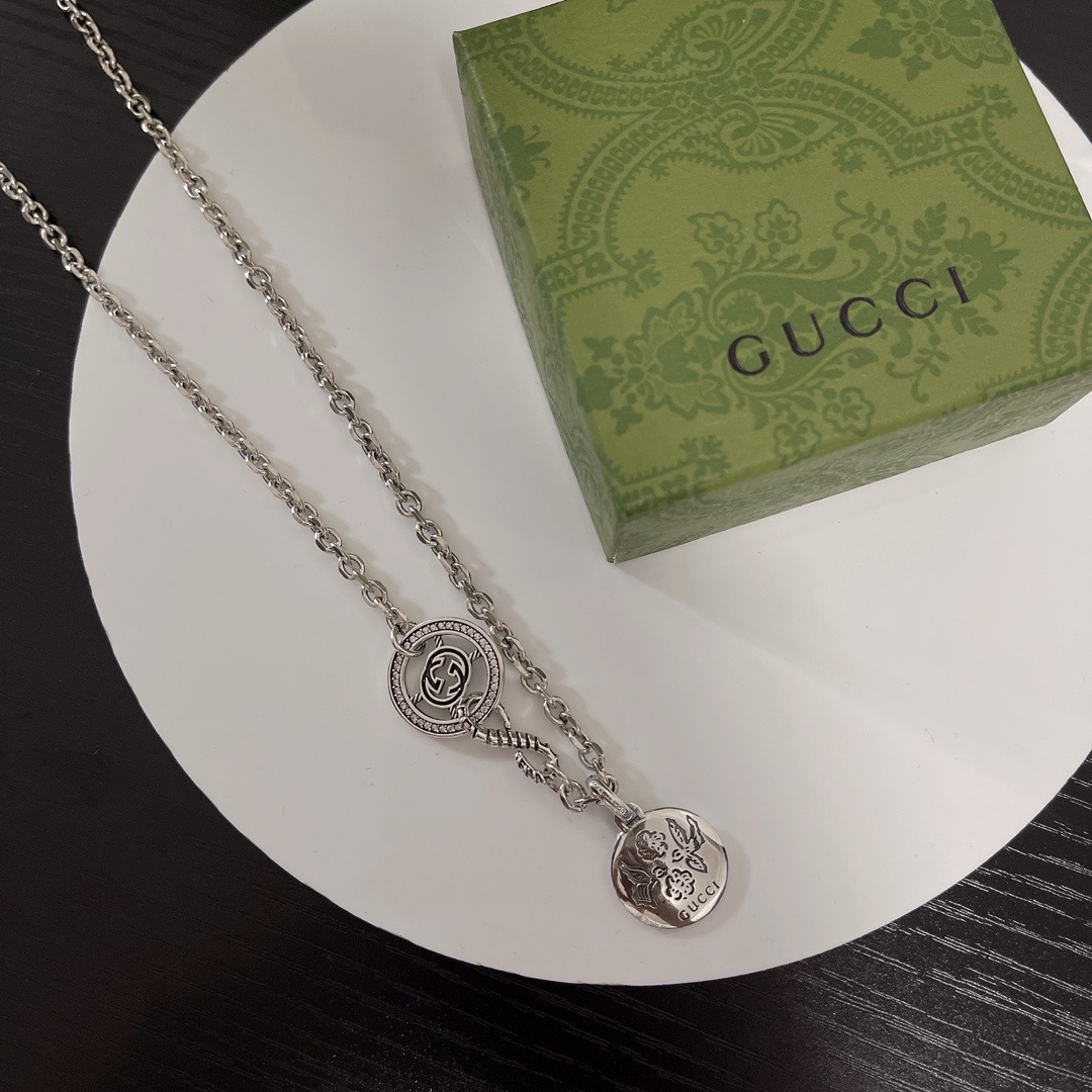 GUCCI-flowers and plants necklace