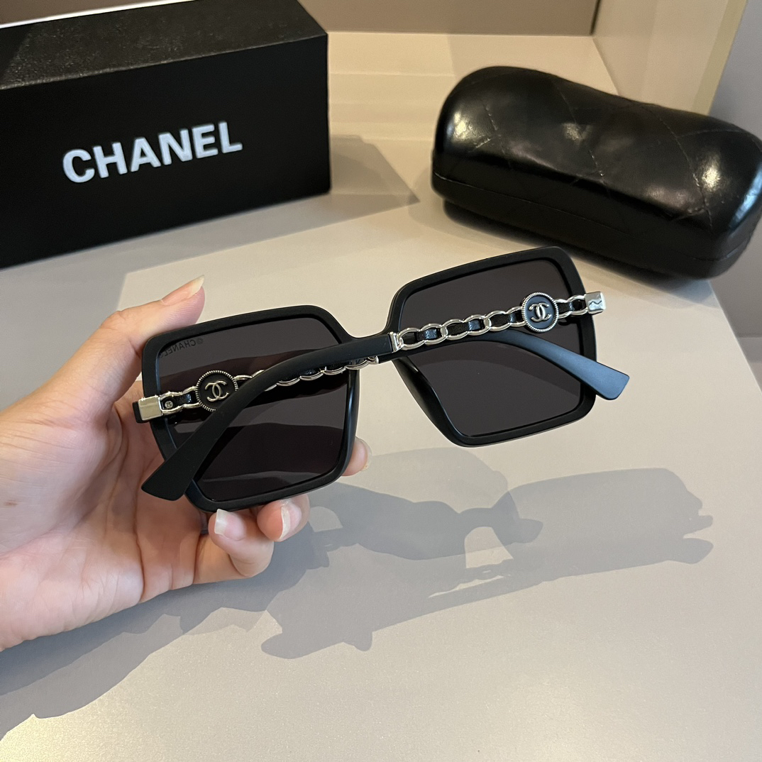 Chanel-New large frame Sunglasses