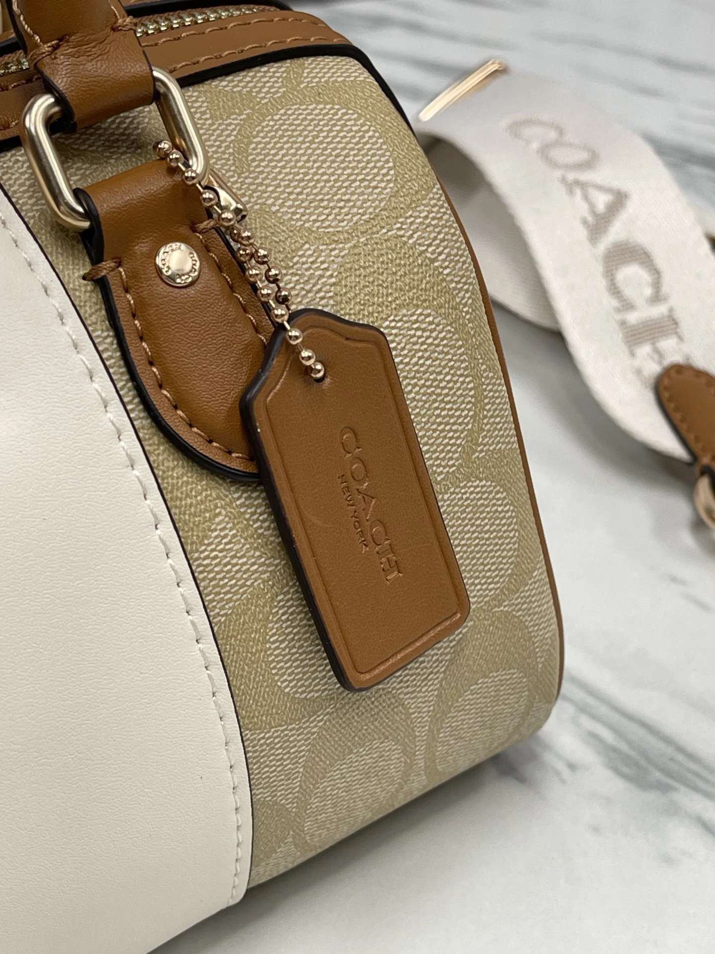 COACH Rowan Boston Bucket Pillow Bag