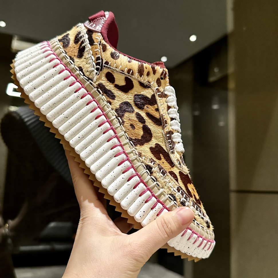 Chloe - Nama Leather Round Toe Lifestyle Shoes