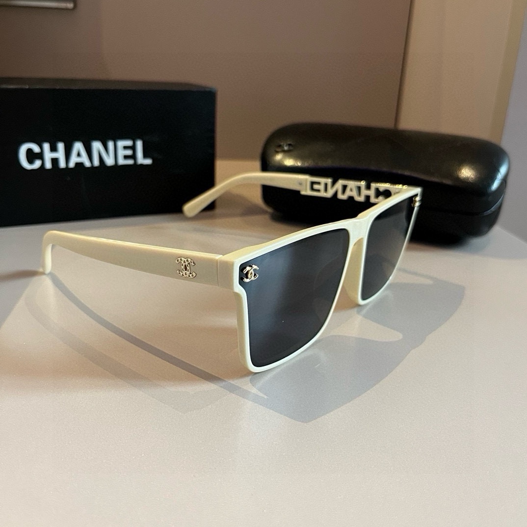 Chanel-2024 Official Early Spring New Large Frame Sunglasses